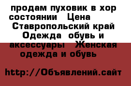 продам пуховик в хор.состоянии › Цена ­ 700 - Ставропольский край Одежда, обувь и аксессуары » Женская одежда и обувь   